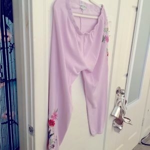 Wildfox Flower Embroidered Set